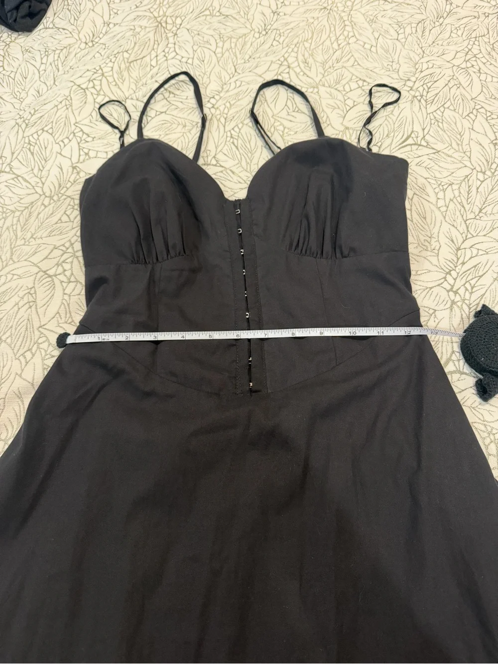 Sincerely Jules Black Midi Dress with Front Buttons - Picture 7 of 9